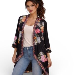 Johnny Was embroidered“Jazzy” Kimono/Jacket NWT